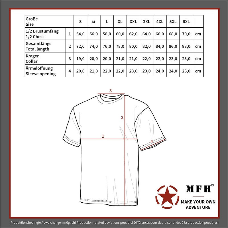MFH US T-Shirt- BW camo, 170 g/m² NSO Gear Hats