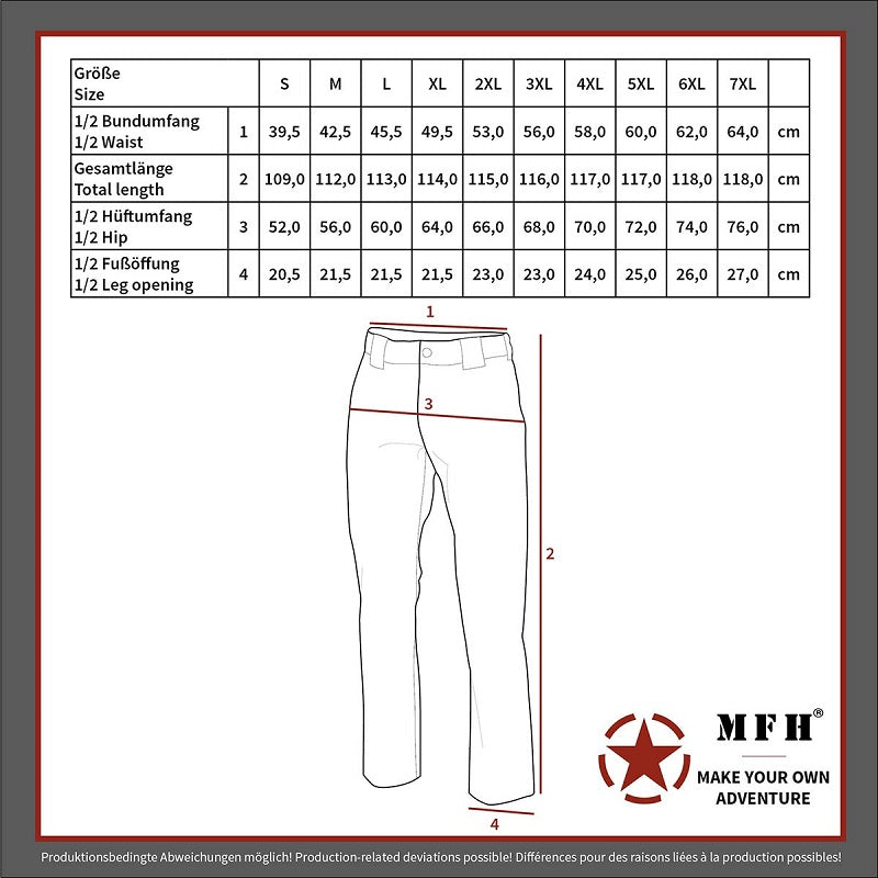 MFH US Combat Pants, BDU NSO Gear Hats