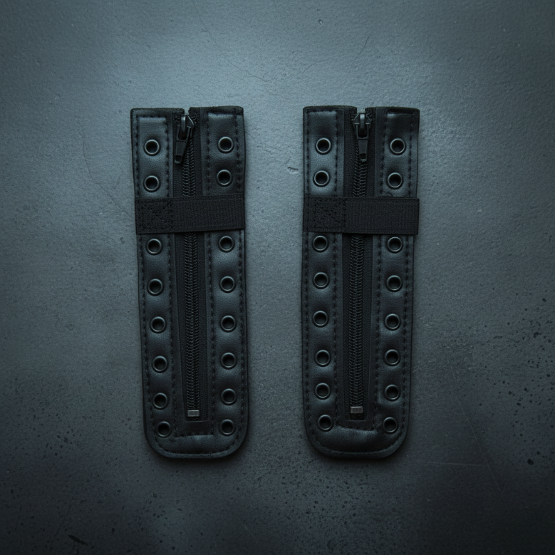 MFH Boot Zipper 8 Eyelets Black | Φερμουάρ Μπότας με 8 Κορδόνια