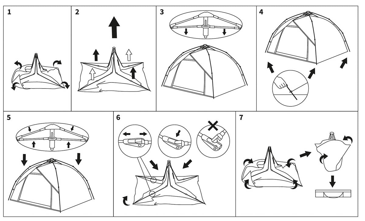 MFH Quick Up Monodom Tent 3 Persons OD Green - Σκηνή 3 Ατόμων