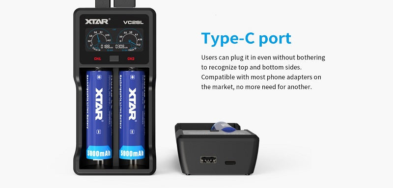 XTAR VC2SL Charger NSO Gear battery charger