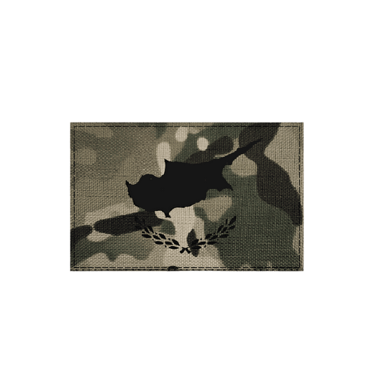 Reflective patch - camo Flag of Cyprus NSO Gear velcro