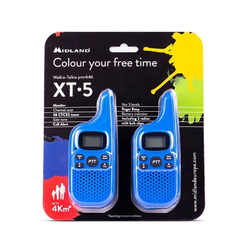 Midland XT5-2 Family Walkie Talkie Set of 2 NSO Gear Communication Radios