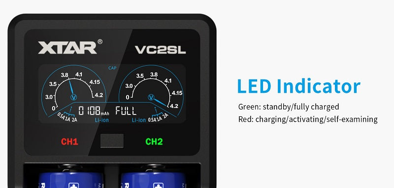 XTAR VC2SL Charger NSO Gear battery charger