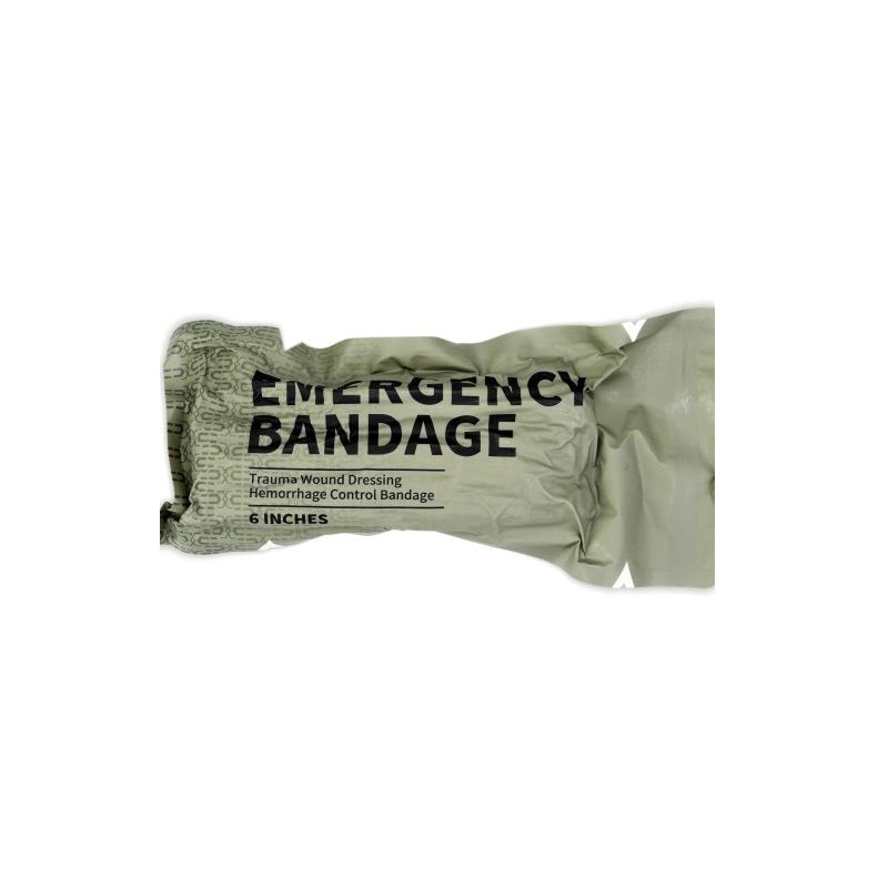 RHINO RESCUE - Israeli Bandage - 6"RHINO RESCUE - Israeli Bandage - 6"
Specifications
Product size: 15cm*3.6m (Cotton pad 15cm*16cm)
Weight: 85 g
Material: 70% Cotton + 10% Spandex + 20% Synthetic FiNSO Gear