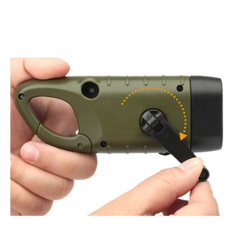 Φακός Με Δυναμό Και Ηλιακό Πάνελ NSO Gear Flashlights