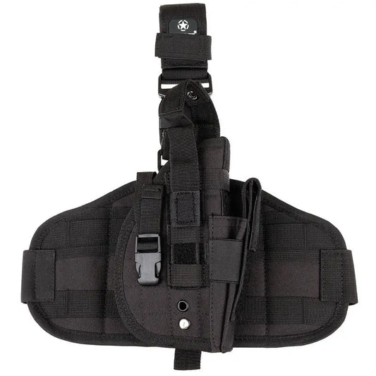 MFH Leg Holster, "MOLLE", right, black NSO Gear