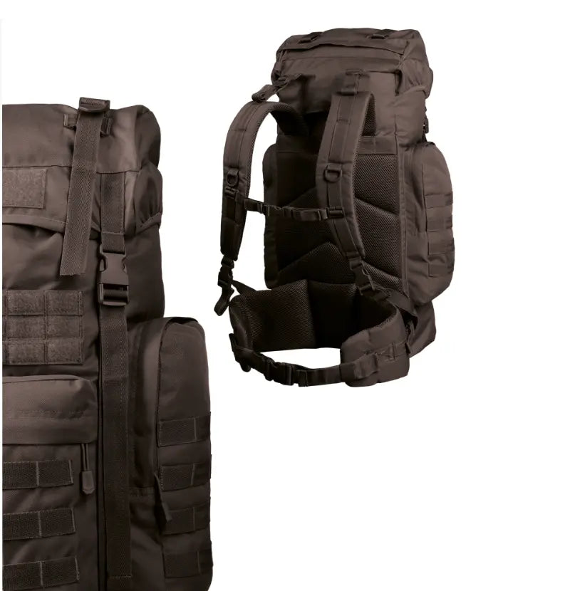 MIL-TEC German Gen. II Large Rucksack – Black (65L) NSO Gear