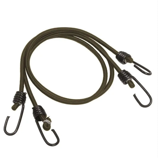 MIL-TEC - OD ELASTIC SHOCK CORDS WITH HOOKS (PAIR) NSO Gear
