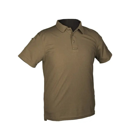 MIL-TEC OD TACTICAL SHORT SLEEVE POLO SHIRT QUICKDRY NSO Gear
