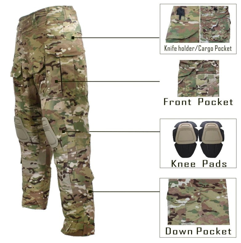 Copy of Military Tactical Pants - MC BLACK NSO Gear Pants