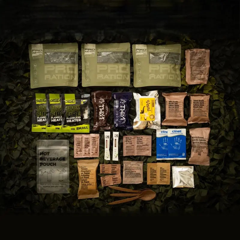 Pro Ration Ultimate Tactical Rations Full Day - Menu I | 24h Επιβίωση