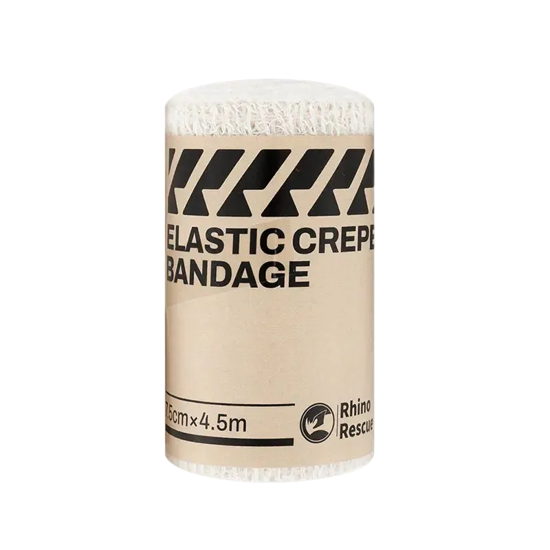 Rhino Elastic Crepe Bandage | Ελαστικός Επίδεσμος Κρεπ 7.5cm x 4.5m (1 Τμχ) - NSO Gear