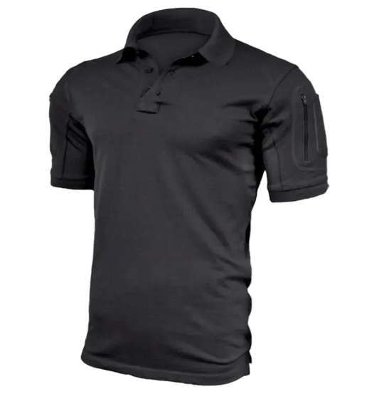 TEXAR - Elite Pro Polo Shirt Black - Επιχειρησιακή Μπλούζα Πόλο