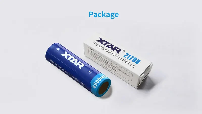 XTAR 21700 4900mAh (protected) - 10A NSO Gear Batteries