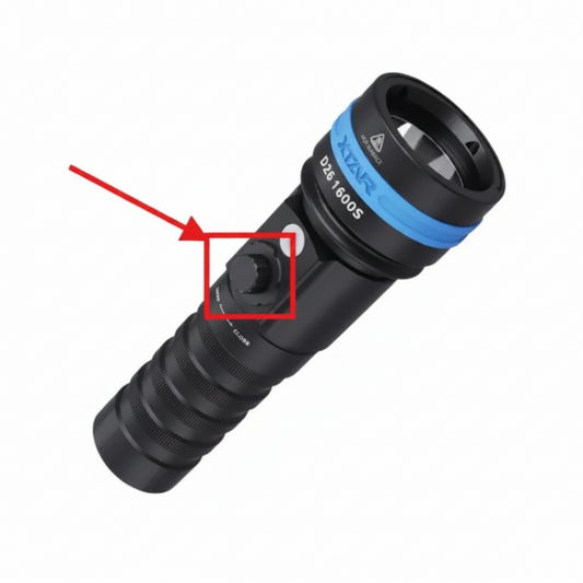 XTAR D26 1600S Switch - Ανταλλακτικό Διακόπτη για Φακό Κατάδυσης XTAR DH1
