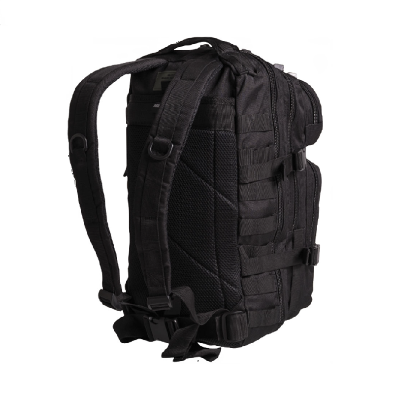 MIL-TEC BLACK BACKPACK US ASSAULT SMALL NSO Gear Backpacks