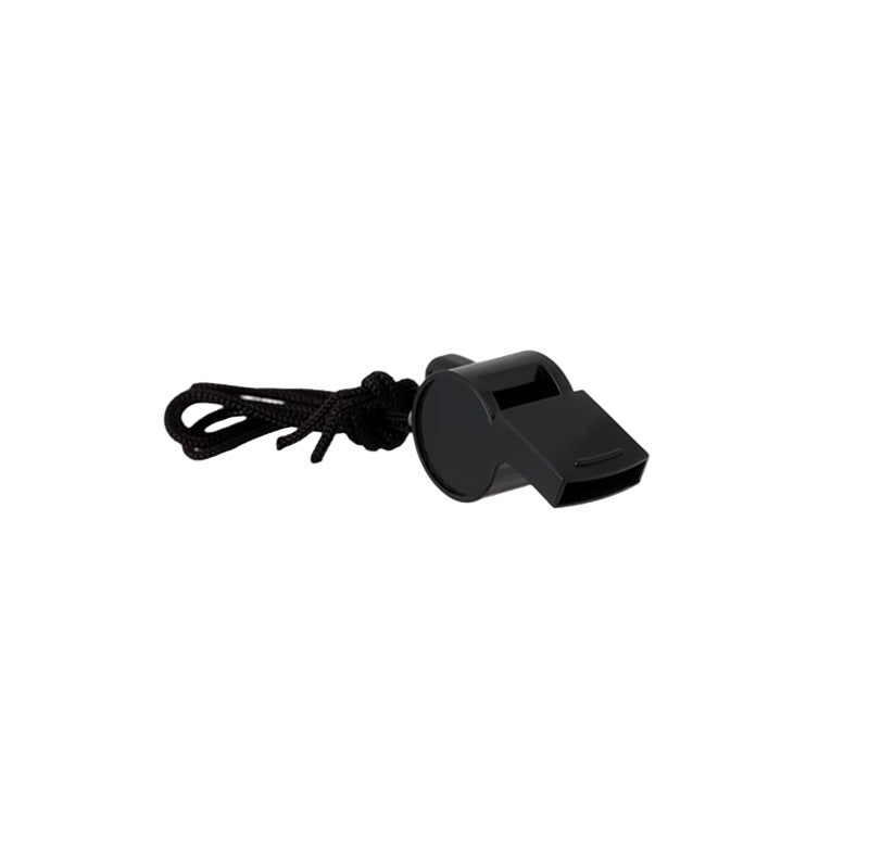 Σφυρίχτρα Προπόνησης Μαύρη με Κορδόνι NSO Gear whistle