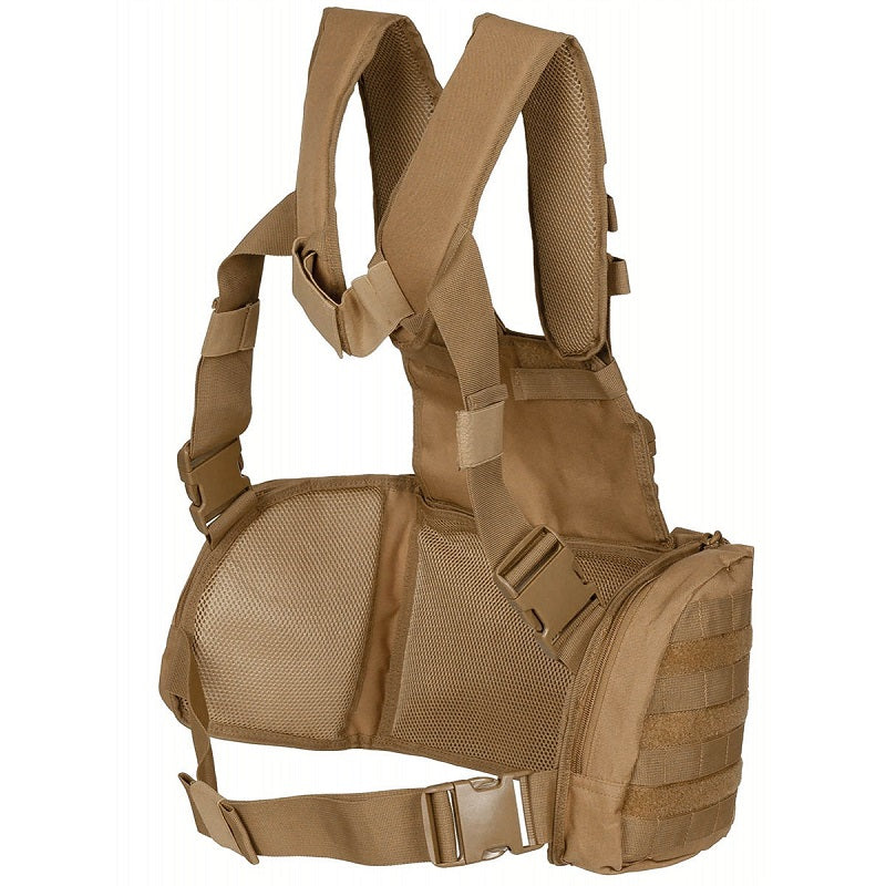 Chest Rig, "Mission", coyote tan NSO Gear Chest rig