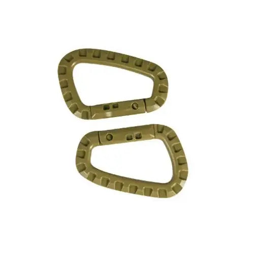 MIL-TEC ABS tactical carabiners 2 pcs COYOTEABS tactical carabiners 2 pcs COYOTE
Made of high strength plastic, the ABS Carabiner is a highly durable multipurpose attachment clip. This uniquely practical moldeNSO Gear