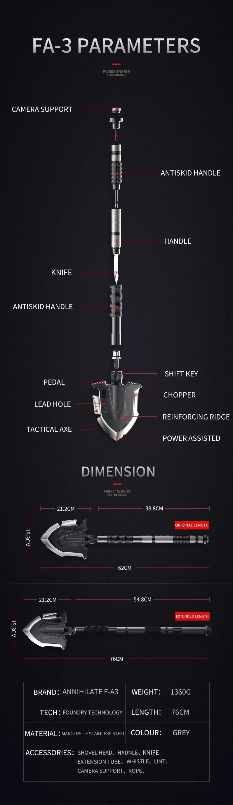 Annihilate F-A3 NSO Gear Shovel