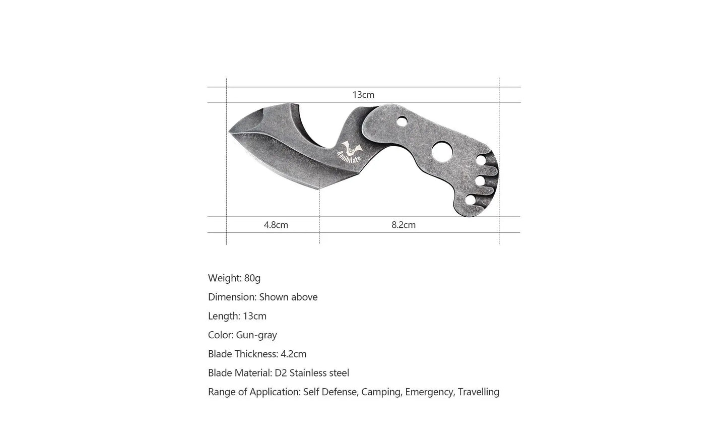 Annihilate Tracing Shadow NSO Gear knife