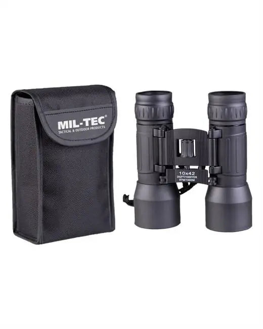 BLACK COLLAPSIBLE BINOCULAR 10X42 NSO Gear Binoculars