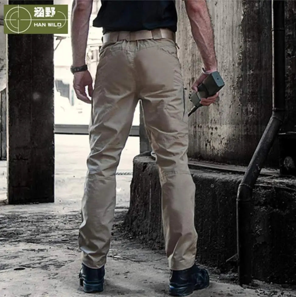 High Elastic IX7 Cargo PantsHigh Elastic IX7 Tactical Cargo Pants ideal for Hunting, Military, Combat Army, Hiking and Camping 
Specifications
Brand Name:HAN WILD
Item Type:Full Length
SNSO Gear