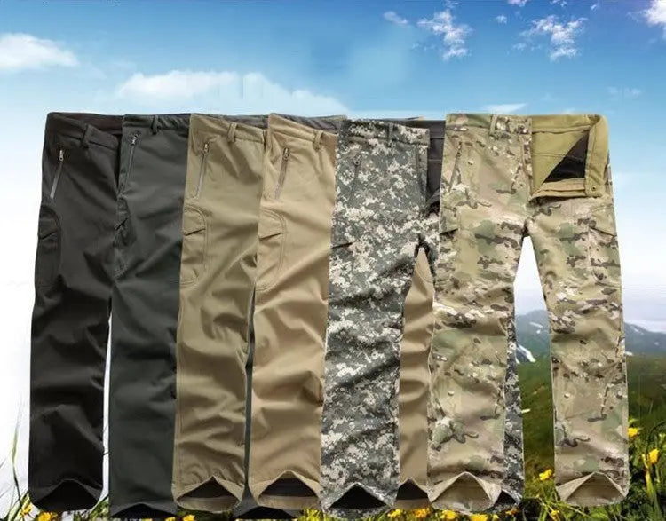 Hunting - Hiking Shark Skin Soft Shell pants NSO Gear Tactical cargo pants
