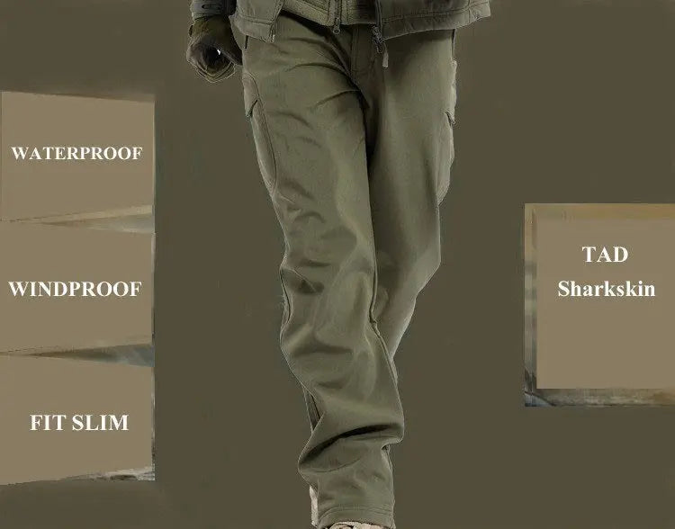 Hunting - Hiking Shark Skin Soft Shell pants NSO Gear Tactical cargo pants