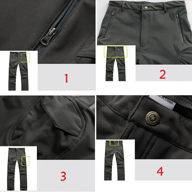 Hunting - Hiking Shark Skin Soft Shell pants NSO Gear Tactical cargo pants