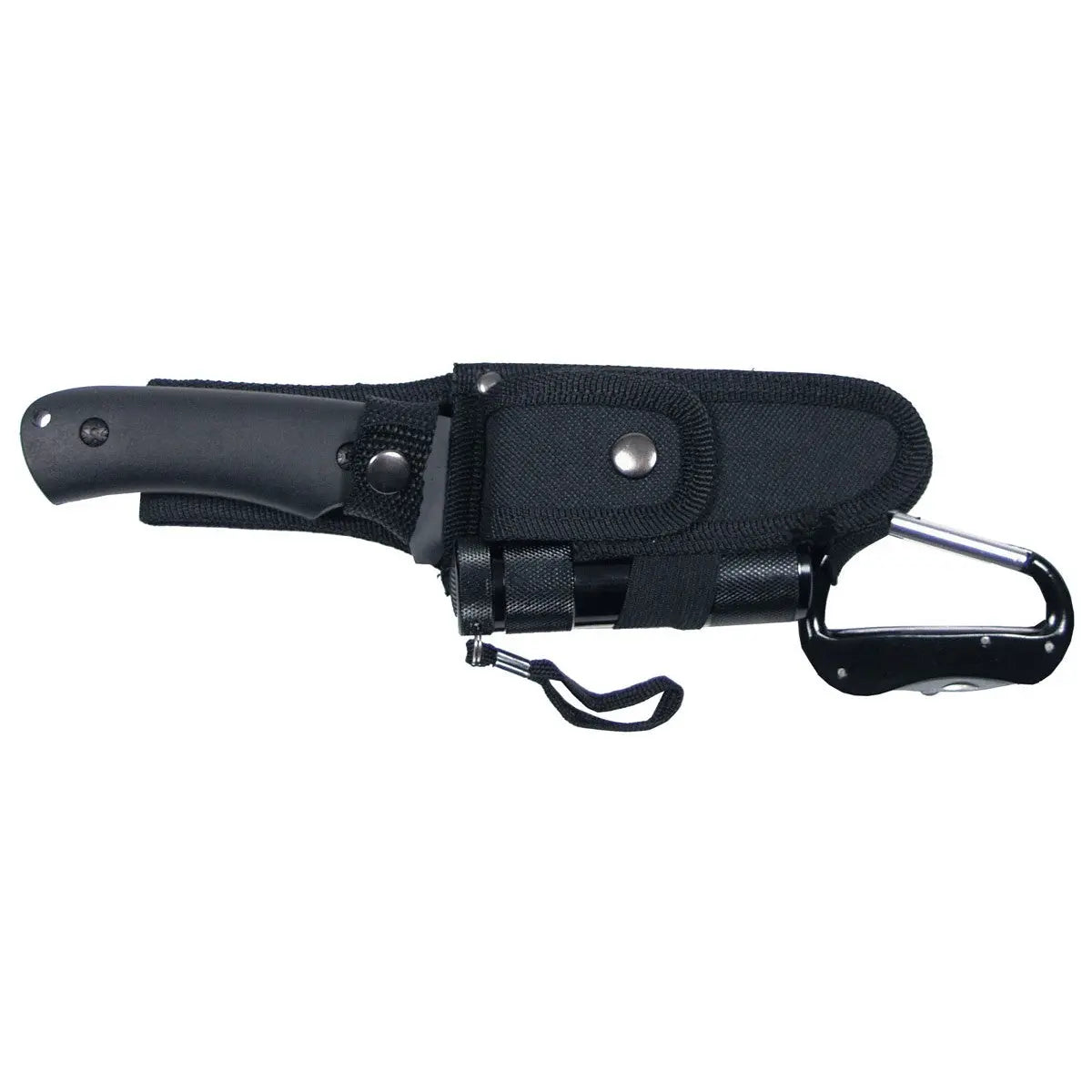 Knife Set, black, plastic handle, sheath NSO Gear