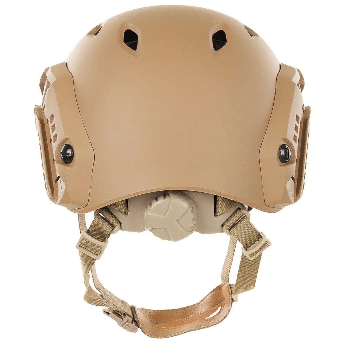 MFH - FAST paratrooper helmet kit COYOTEFAST paratrooper helmet kit COYOTE
Worked very well paratrooper helmet. Size adjustable pivot. Adjustable chin and neck strap. Velcro on interior padding for variabiNSO Gear