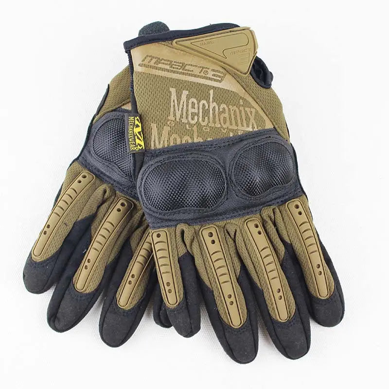 Mechanix Mpact 3 Full finger glovesModel Number: FTG-008Type:Tactical &Military Leather Full GlovesMaterial:Leather and NylonColor: Black, Red, TanSize:M,L,XLFeature:Durable, Anti-skid, Wear-resisNSO Gear