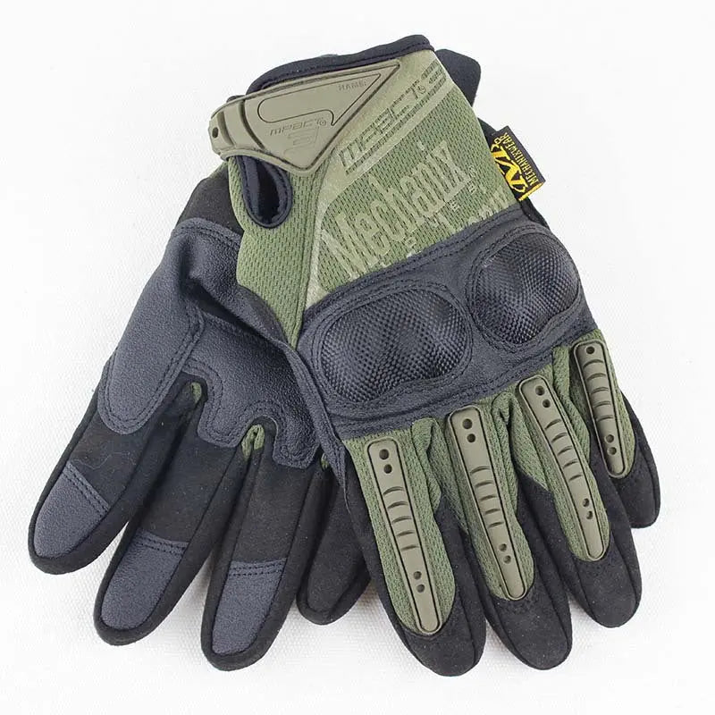 Mechanix Mpact 3 Full finger glovesModel Number: FTG-008Type:Tactical &Military Leather Full GlovesMaterial:Leather and NylonColor: Black, Red, TanSize:M,L,XLFeature:Durable, Anti-skid, Wear-resisNSO Gear