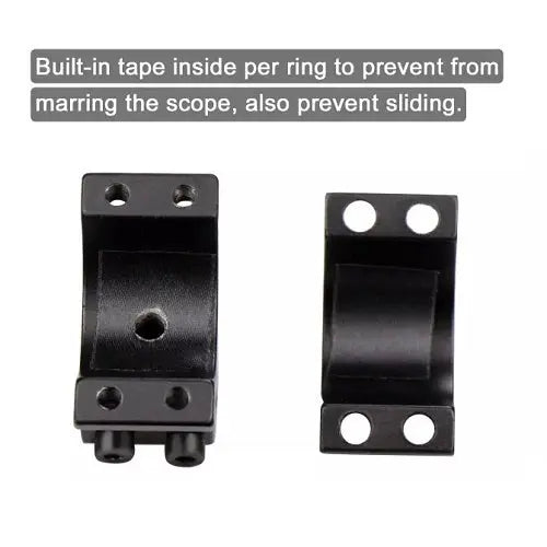 Scope Rings - High Profile 2 x 21mm NSO Gear weaver rings