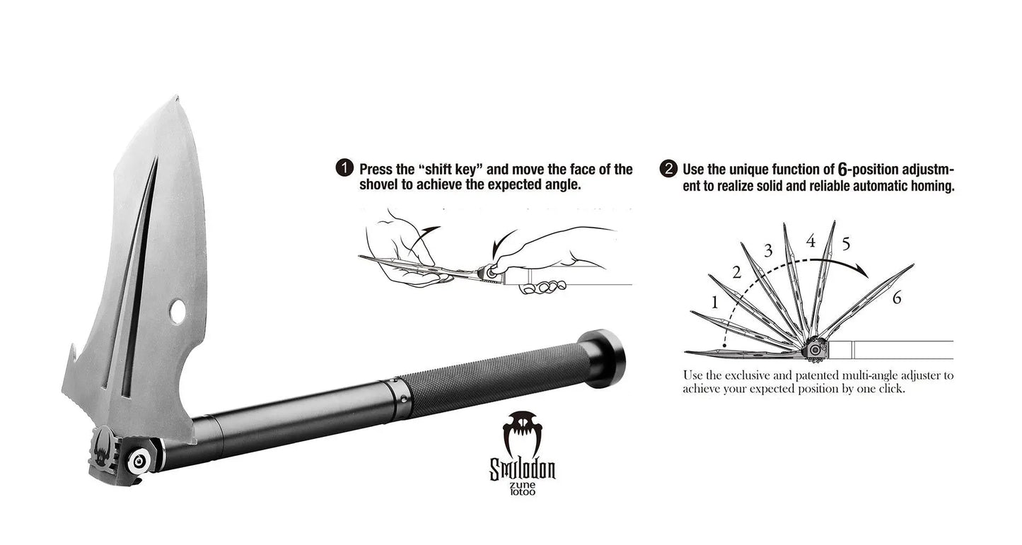 Smilodon Camper NSO Gear Shovel