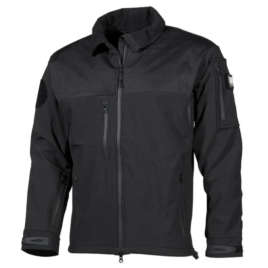 Soft Shell Jacket, "Australia", black NSO Gear