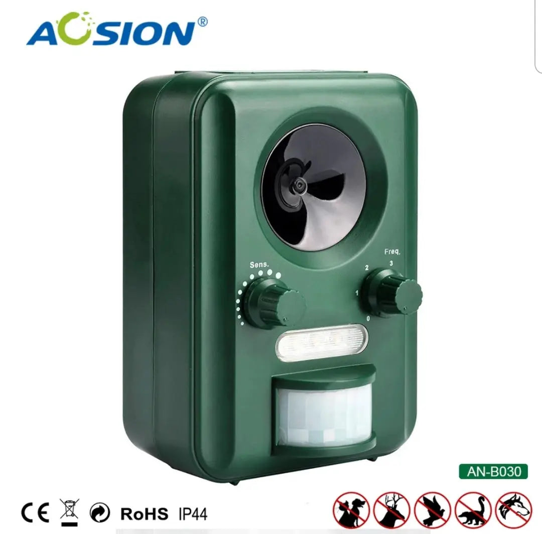 Solar ultrasonic bird-pet repeller NSO Gear pest repellent