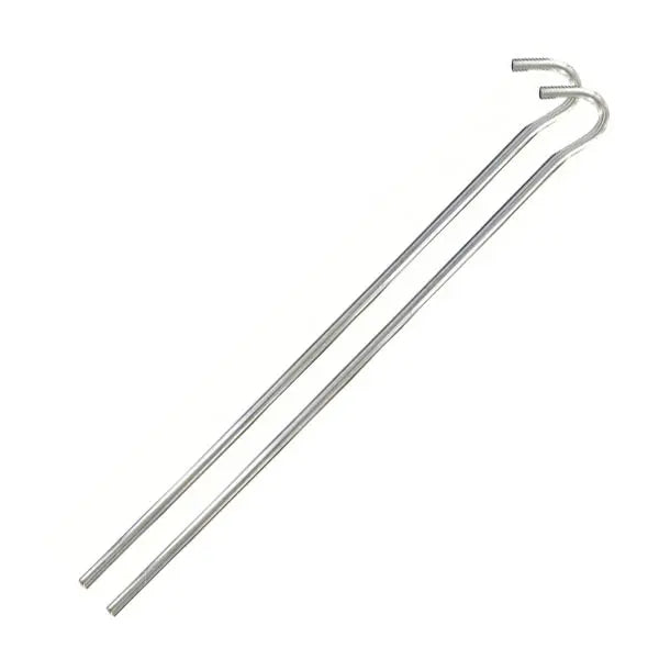Steel Wire Peg 24 cm Pack 10Steel Wire Peg 24 cm Pack 10
Strong and durable wire peg with hook.
Dimensions: 24x0.5cm
Pack Size: 10 per pack
Weight (kg): 0.3300
Material: SteelNSO Gear