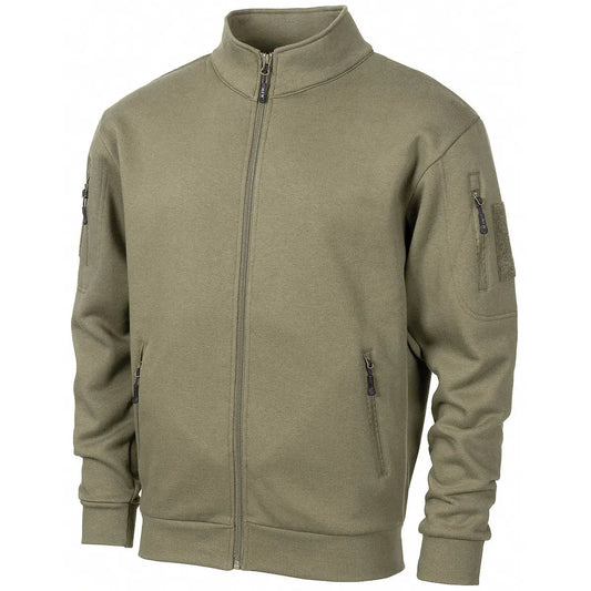 Sweatjacket, "Tactical", OD green NSO Gear