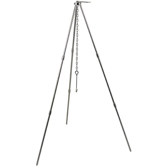 Tripod, "Trekking", Aluminium, with chain and hook NSO Gear tripod