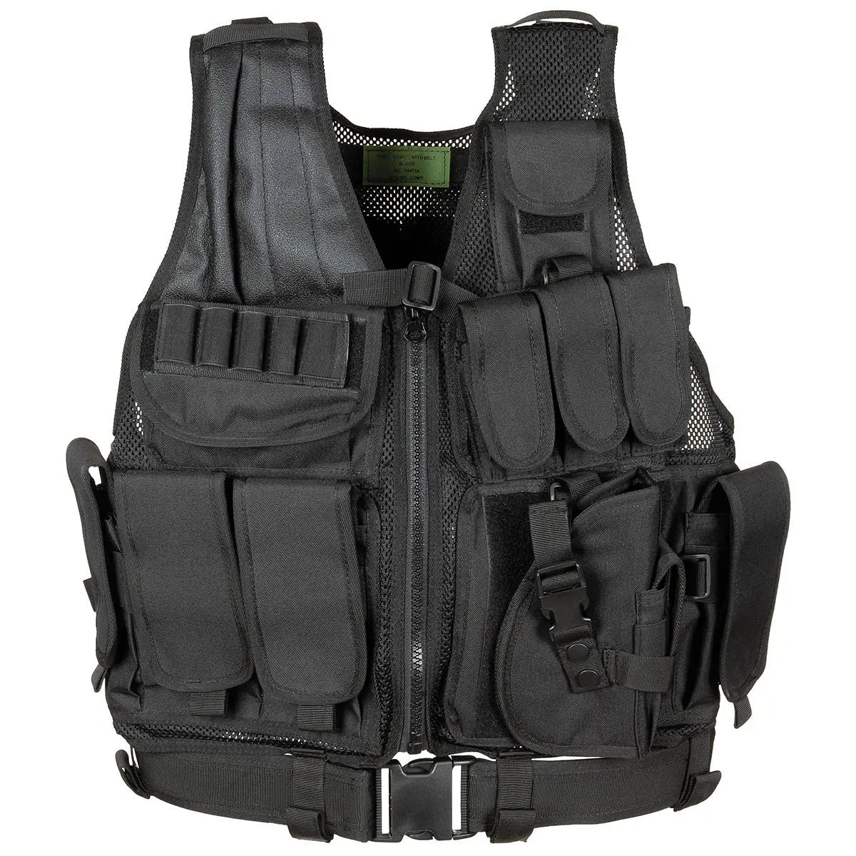 Vest, "USMC", with belt, Black NSO Gear