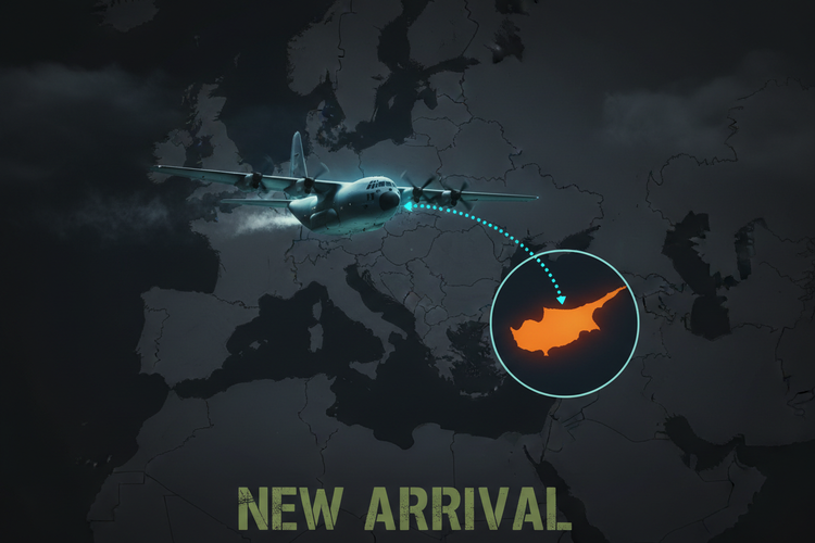 New Arrival — Flight Route to Cyprus