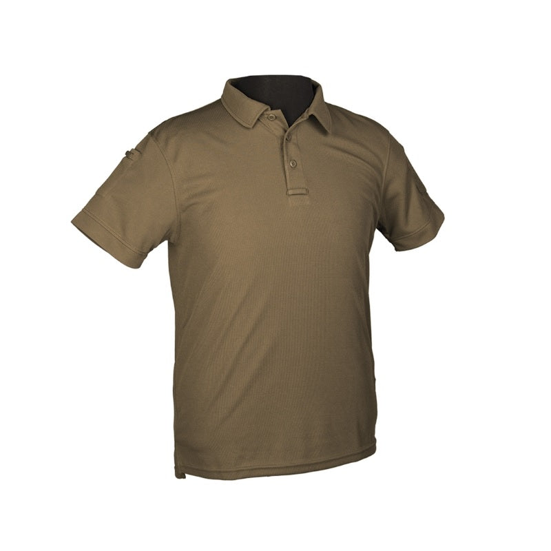 MIL-TEC OD TACTICAL SHORT SLEEVE POLO SHIRT QUICKDRY NSO Gear 