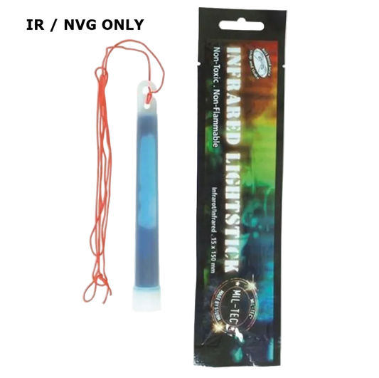 Infrared light stick with packaging on a white background