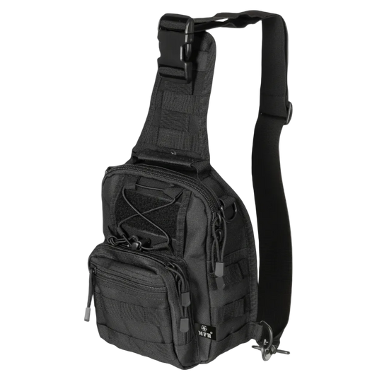 MFH MOLLE Shoulder Bag 7L Black - Τσάντα Ώμου MOLLE