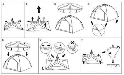 MFH Quick Up Monodom Tent 3 Persons OD Green - Σκηνή 3 Ατόμων