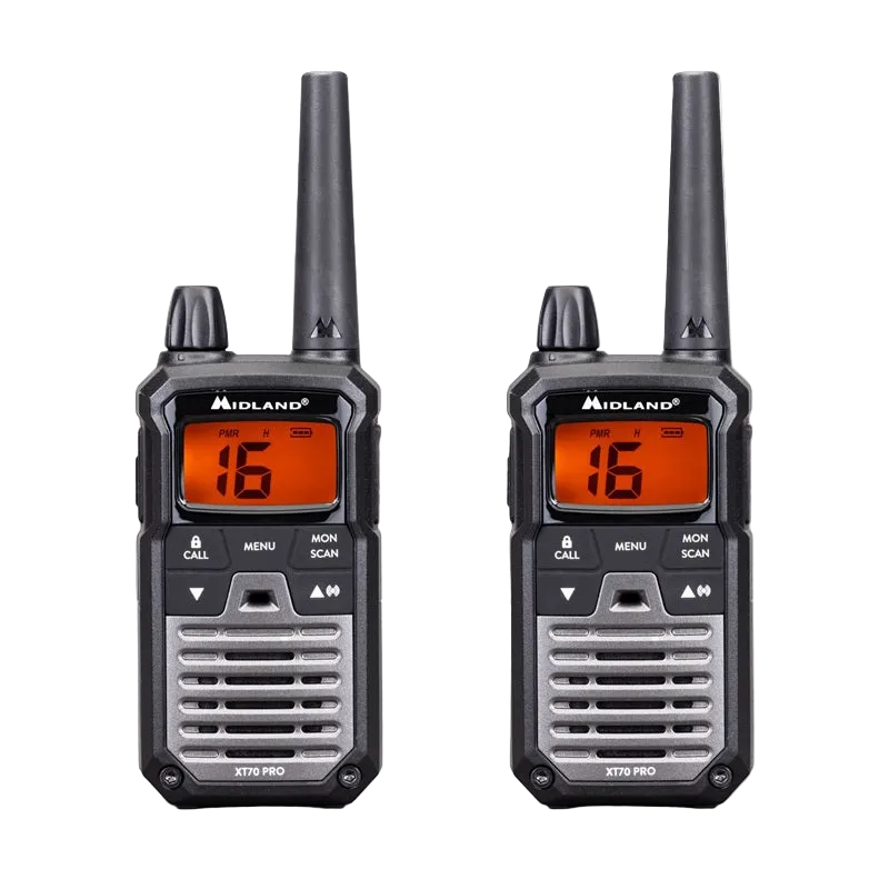 Midland XT70 Pro Two Way Radio - Professional Walkie Talkies (Pair)