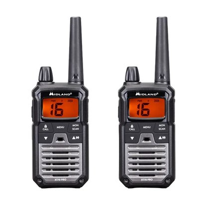 Midland XT70 Pro Two Way Radio - Professional Walkie Talkies (Pair)